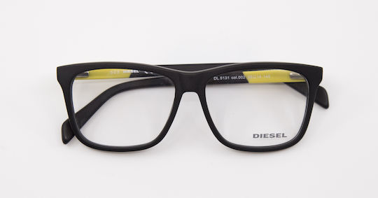 Diesel Black Prescription Eyeglass Frame