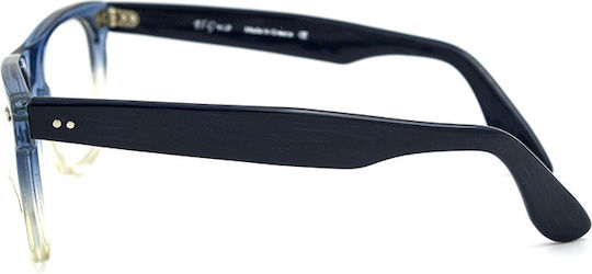 El Greco 1041 C8 Prescription Eyeglass Frames Blue