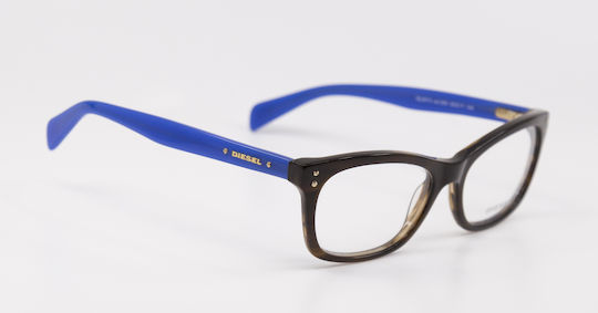 Diesel Rame Ochelari Pentru Femei Acetat Maro Tortoise