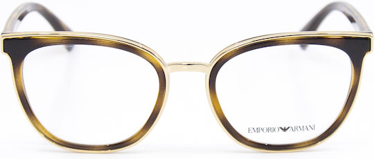 Emporio Armani Eyeglass Frame Brown Tortoise EA3155 5026
