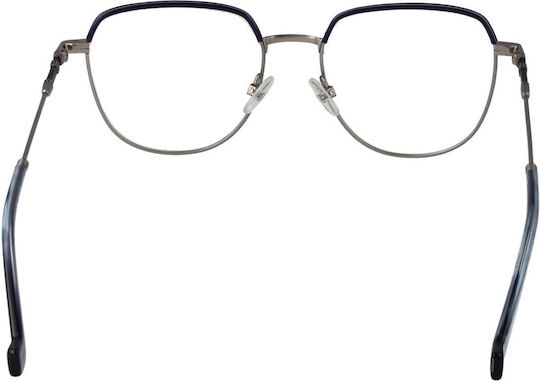 Hackett Ανδρικός Μεταλλικός Σκελετός Γυαλιών Cat Eye Ασημί HEB294-516