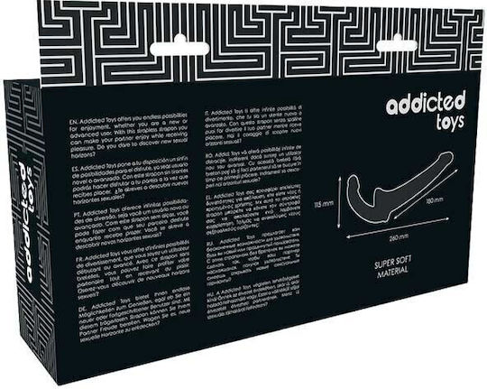 Addicted Toys Strapless Strapon Strapless Strap On with Dildo in color Flesh