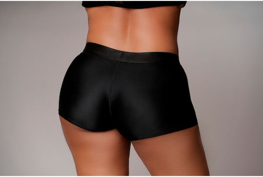 Shots Vibrating Strap-on Underwear in Black Color