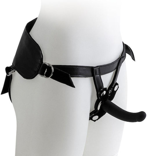 Virgite Strapless Strap On με Dildo σε Μαύρο Χρώμα
