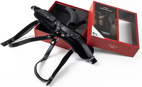 Virgite Strapless Strap On με Dildo σε Μαύρο Χρώμα