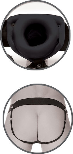 Pipedream Strap-on Harnașament cu Dildo 14cm în Culoare Negru