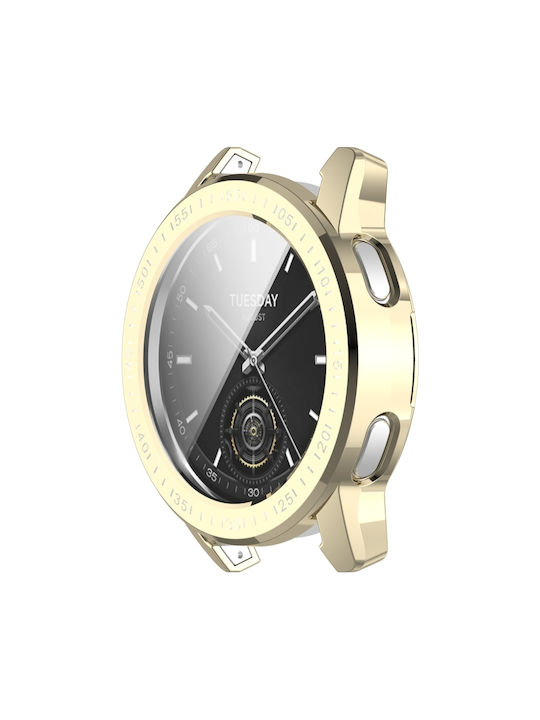 Carcasă de Silicon în culoarea Auriu pentru Xiaomi Watch S3 Carcasă de Silicon în culoarea Auriu pentru Xiaomi Watch S3