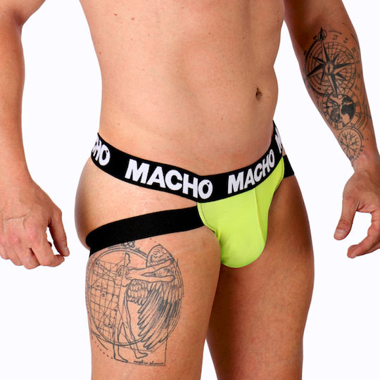 Macho Underwear Herren Jockstrap Grün