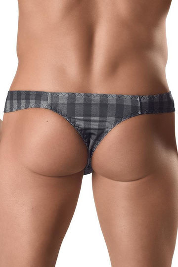 Anais Apparel Ανδρικό Sexy String Γκρι