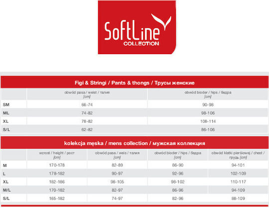 Softline 4432 Low-Rise Thong with Clip Fastener Chilot Sexy pentru bărbați Negru 559144321