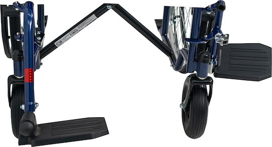 Mobiak Gemini 24’ инвалидна количка Инвалидна количка 24" Сгъваемо Прост тип 46см 0811600 Син