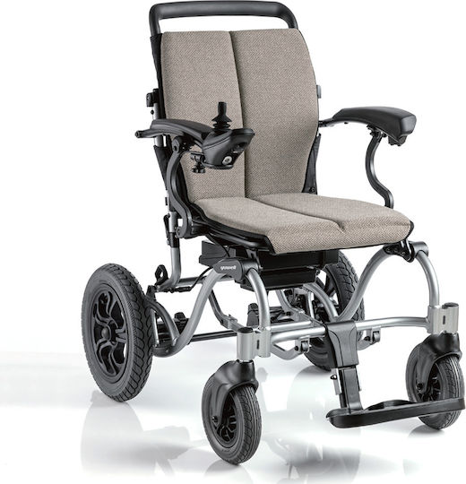 Vita Orthopaedics VT613012F Elektrischer Rollstuhl Klappbar mit Einfacher Rückenlehne Mobility Power Chair 40cm 09-2-179 Graue