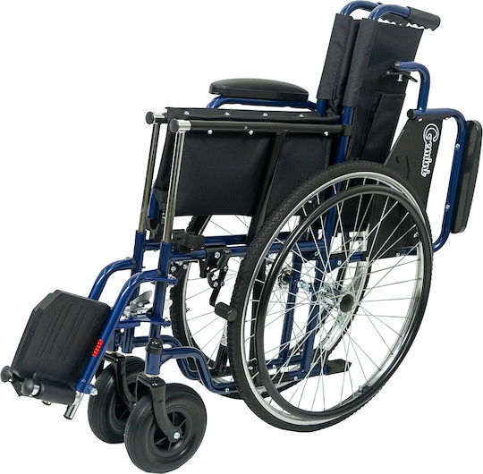 Mobiak “gemini Wheelchair 24" Folding Simple Type 20cm 13-05-0095-KENO-43cm Blue