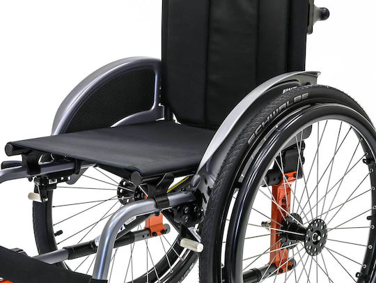 Meyra Avanti Pro Manual Folding Wheelchair 24 Inches Simple Type 36cm 1.735 Black