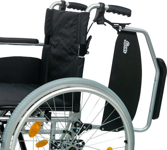 Mobiak Alu Iv Αναπηρικό Αμαξίδιο 24" Πτυσσόμενο Ελαφρού Τύπου με Απλή Πλάτη 48cm 0810830 Μαύρο
