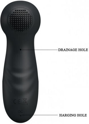 Pretty Love Hammer Clitoral & Nipple Suction Device Black