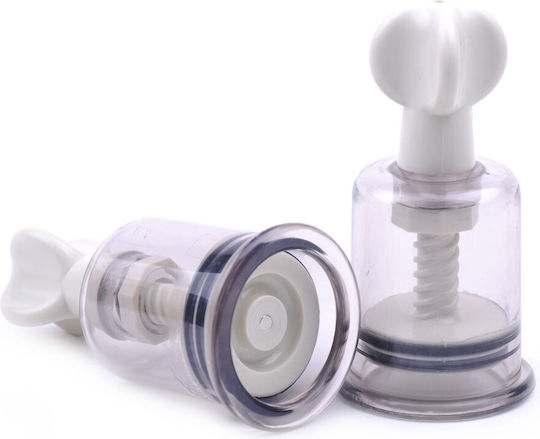 Easytoys Nipple & Clit Suckers Αναρροφητής Θηλών Διάφανος 2τμχ