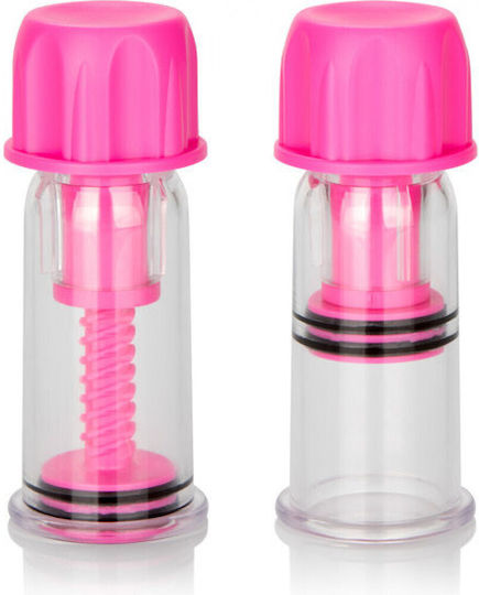 Calexotics Nipple Play Vacuum Twist Suckers Αναρροφητής Sfârcuri Roz 2buc