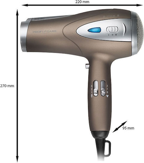 ProfiCare Haartrockner Turbo 2200W