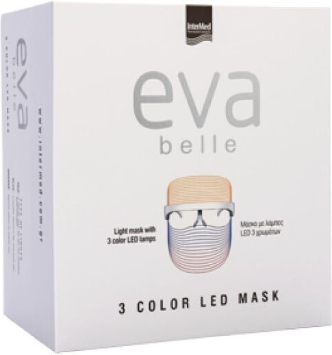 InterMed Eva Belle 3 Color Μάσκα Φωτοθεραπείας Προσώπου LED κατά της Ακμής