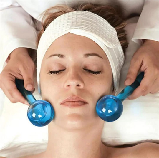 Hockey Ice Energy Ball Face Roller Set 2 Pieces