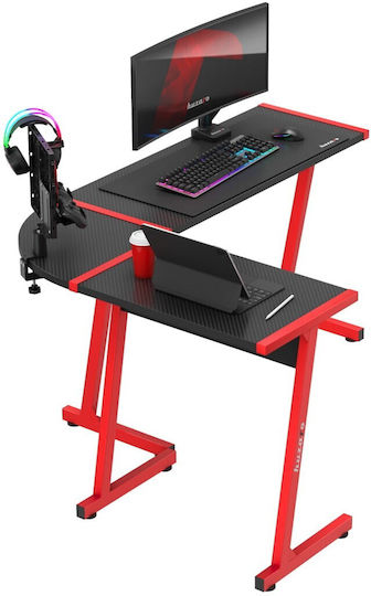 Gaming Office Hero 6.0 Wooden Red 147x112x72cm