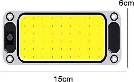 Led Vehicle Ceiling Light Strong Light 54 Led Cob 5400lm 12/24v Switch 2pcs Tc-166