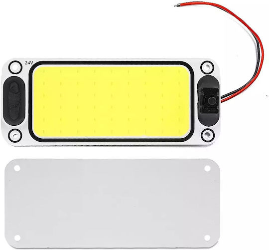 Led Vehicle Ceiling Light Strong Light 54 Led Cob 5400lm 12/24v Switch 2pcs Tc-166