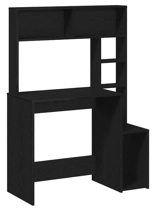 Computer Büro Holz Black 100x45x140cm