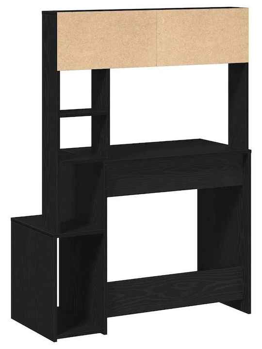 Computer Büro Holz Black 100x45x140cm