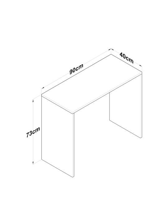 Desk Rani Wooden Coffee 90x40x73cm
