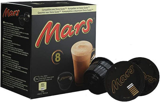 Nescafe Chocolate Capsules Mars Caramel Compatible with Dolce Gusto Machine 8caps