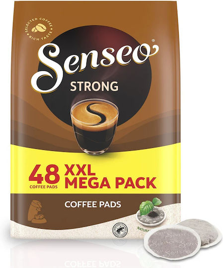 Senseo Capsules Espresso Strong Compatible with Machine Senseo Pads 48caps,tobolek