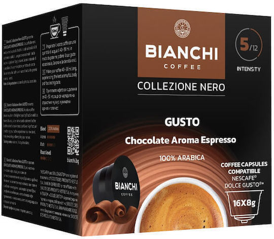 Bianchi Coffee Capsule Espresso Compatibile cu Mașina Dolce Gusto 16capace