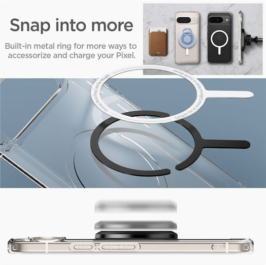 Spigen Ultra Hybrid Onetap Back Cover Μεταλλικό 2mm Λευκό (Google Pixel 9 / 9 Pro)