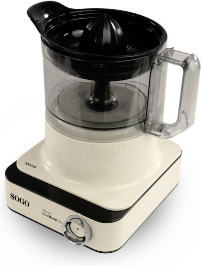 Sogo Multifunctional Food Processor 1000W with Pot 2.3lt and Jug Blender