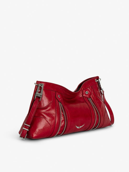 Zadig & Voltaire Leather Women's Bag Shoulder Red