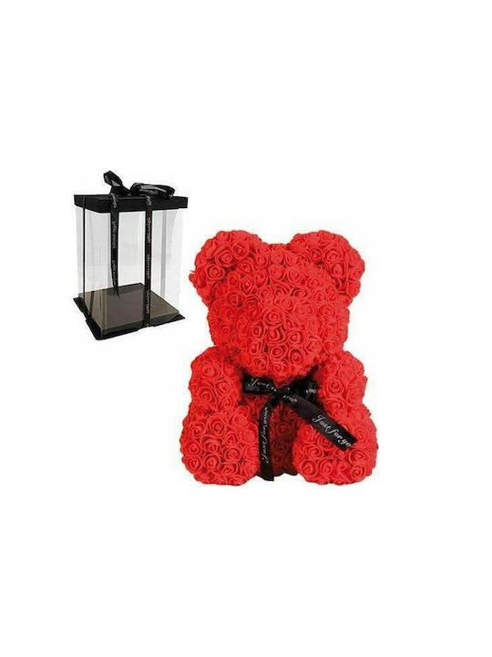 Rose Teddy Bear Love Bear 25cm, red