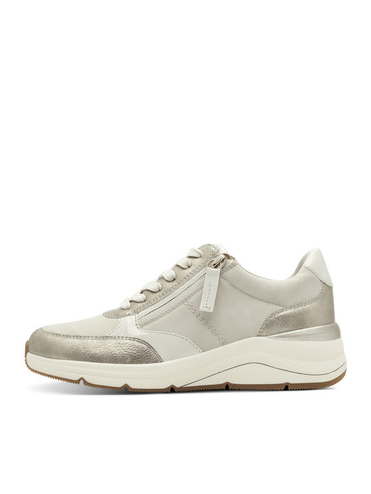 Pantofi Sport Pentru Femei Anatomici Bej Aurii