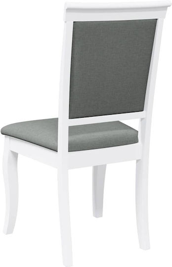Dining Room Wooden Chair White 50x55x95.5cm 2pcs