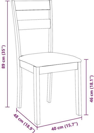 Столички Трапезария Бял 2бр 40x48x89бр