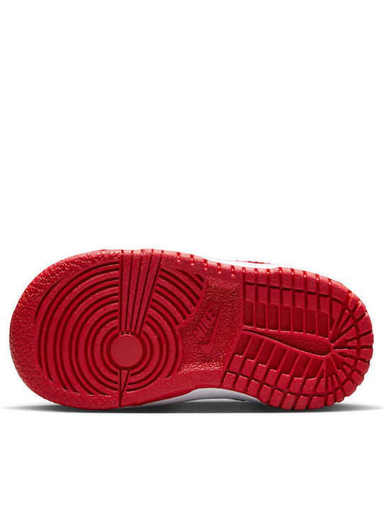 DUNK Παιδικά Sneakers Κόκκινα
