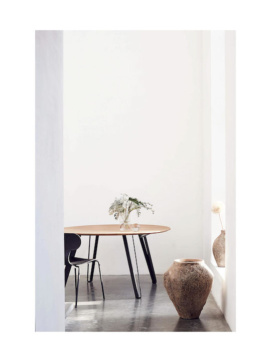 Muubs Διακοσμητικό Βάζο Πήλινο Μπεζ Φ50xΥ55cm
