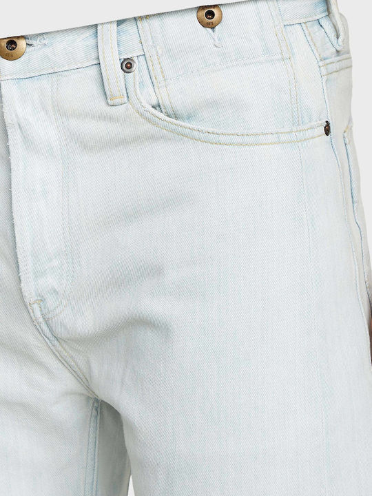 Bend 3d Ανδρικό Παντελόνι Τζιν με Loose Εφαρμογή Bleached Denim