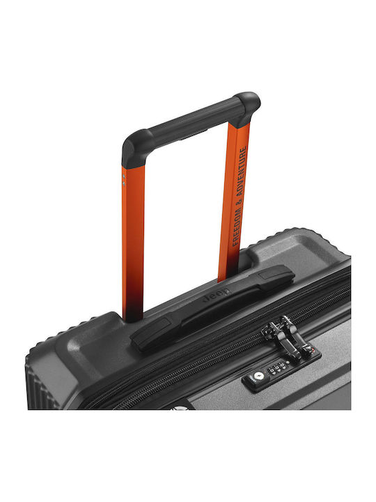 Delsey Jeep Mittlerer Hartschalen-Reisekoffer Antrazit mit 4 Rädern Höhe 68,5cm