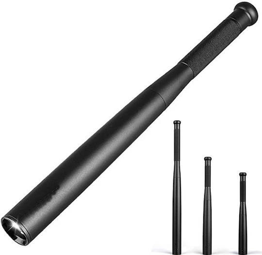 Baston Baseball Lanternă LED 41 Cm Autoapărare