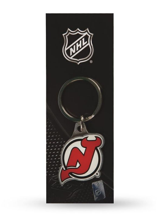 Schlüsselanhänger Inglasco Nhl Logo Metallisch Team Ecru