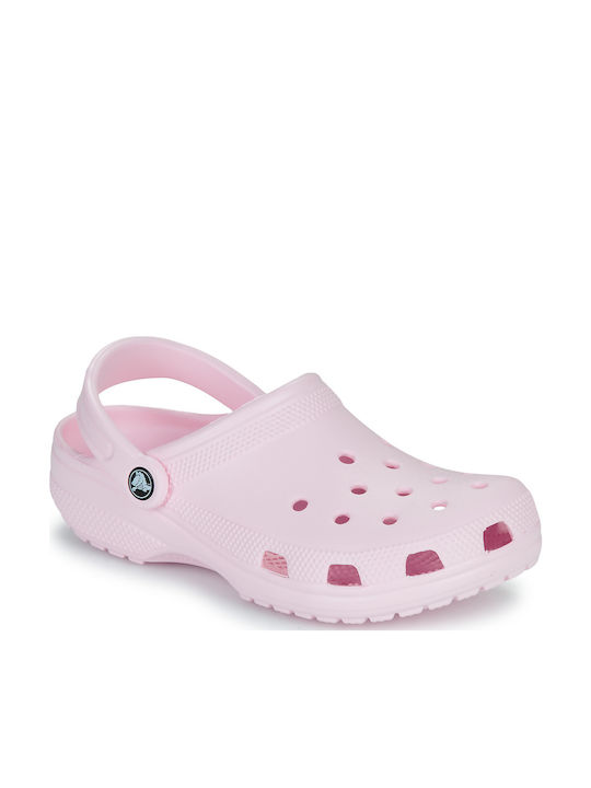 Crocs Classic Γυναικεία Ανατομικά Σαμπό Ροζ