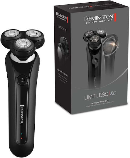 Remington Limitless X5 XR1750 Περιστρεφόμενη Ξυριστική Μηχανή Προσώπου Επαναφορτιζόμενη