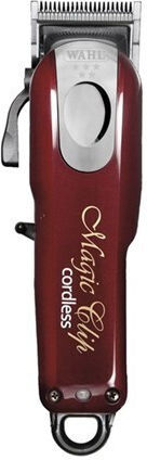 Wahl Professional Magic Clip Cordless 5 Star Series Professional Hair Clipper Red 08148-016